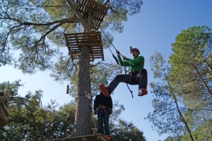 vies altes parc aventures arbres adventure park climbing catalonia porrera priorat tarragona